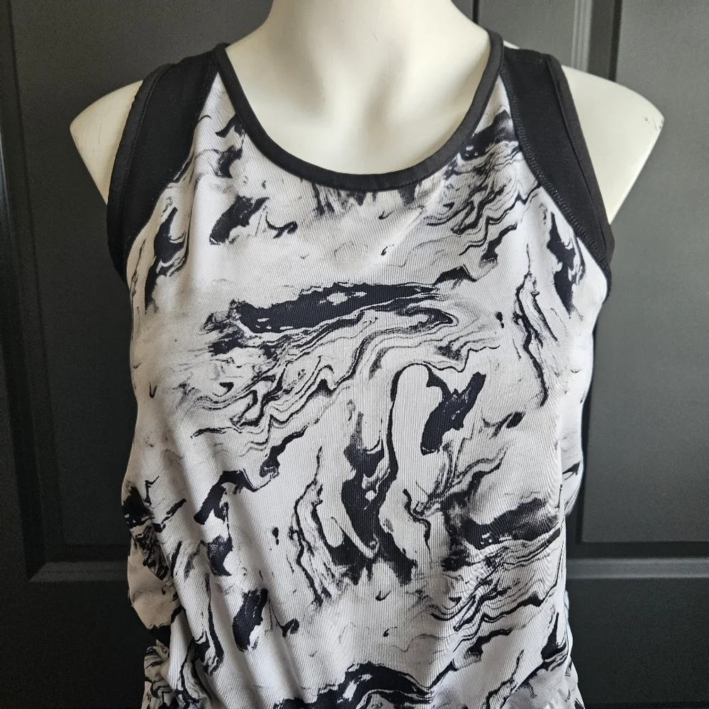 Athletic Works Girls Black White‎ Romper Size 14/16 Pickeball Tennis